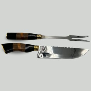 Kit Duplo (Faca + Garfo) – Para Churrasco
