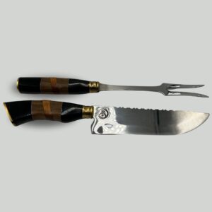 Kit Duplo (Faca + Garfo) – Para Churrasco